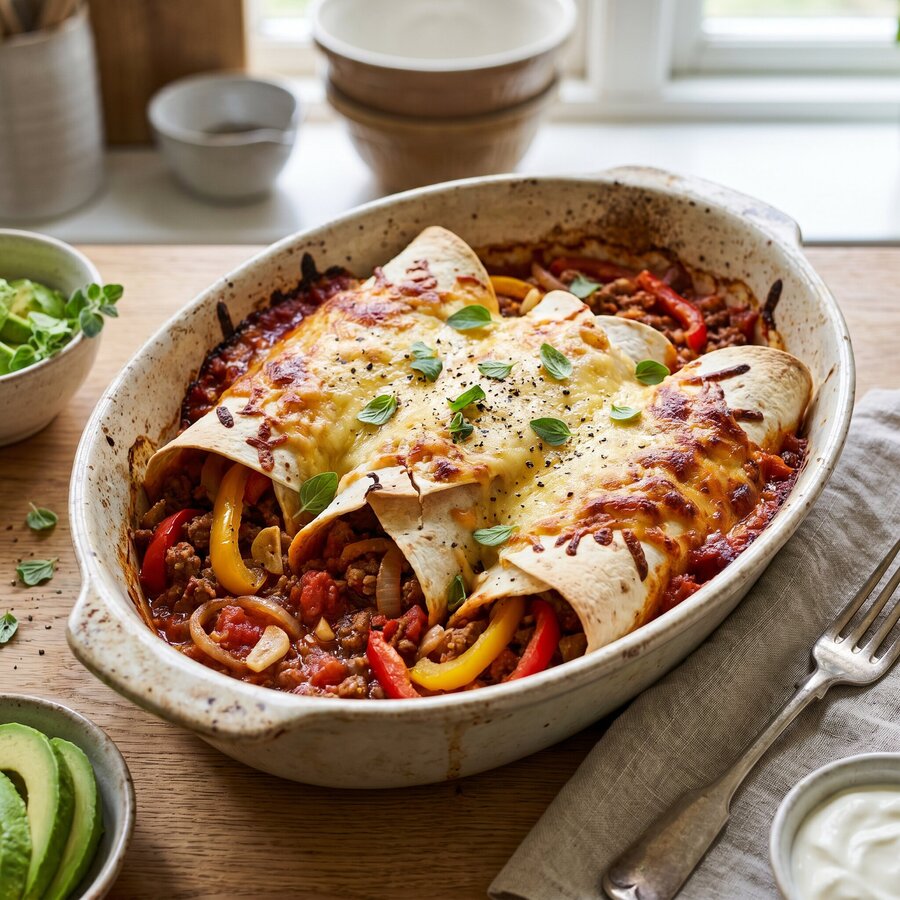 Enchiladas met gehakt