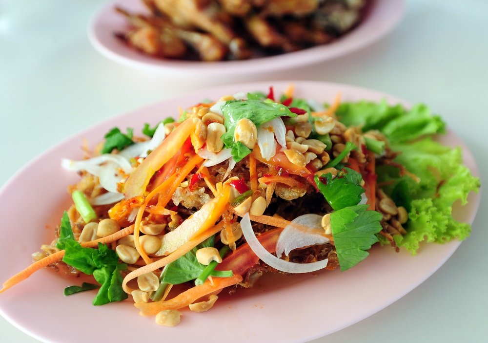 thaise kip salade